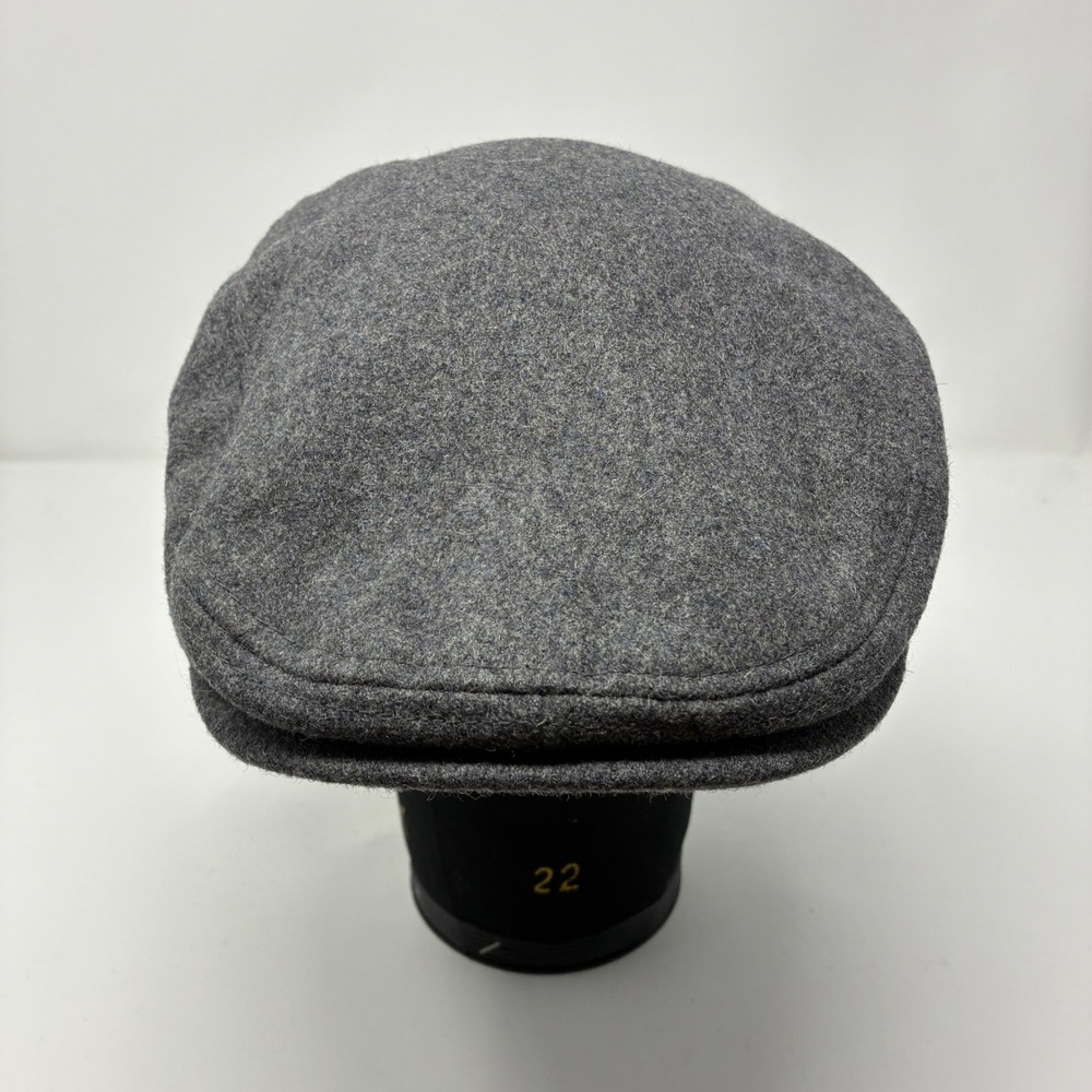 Vintage Pacific Trail Men's Flat Cap Grey Wool Blend Newsboy Ivy Driving Hat OS
